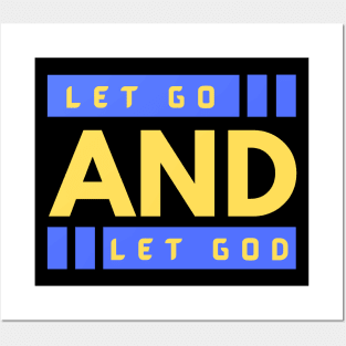 Let Go and Let God | Christian Posters and Art